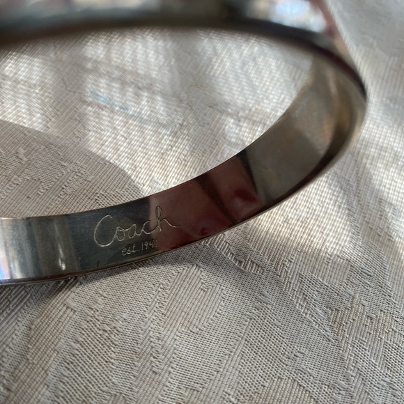 Woman’s Vintage Coach Bangle Bracelet - Picture 11 of 12